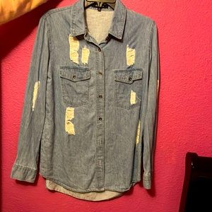 Light blue shirt (size small)